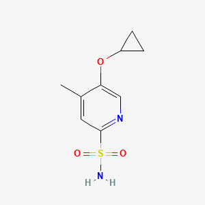 5-Cyclopropoxy-4-methylpyridine-2-sulfonamide