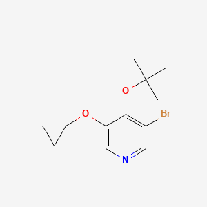 3-Bromo-4-tert-butoxy-5-cyclopropoxypyridine