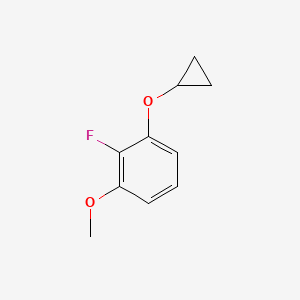 1-Cyclopropoxy-2-fluoro-3-methoxybenzene