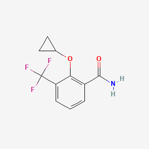 2-Cyclopropoxy-3-(trifluoromethyl)benzamide