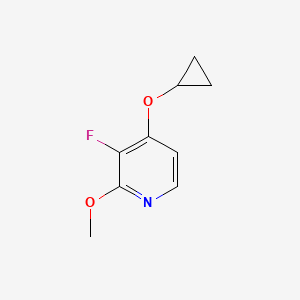 4-Cyclopropoxy-3-fluoro-2-methoxypyridine