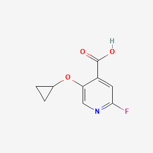 5-Cyclopropoxy-2-fluoroisonicotinic acid