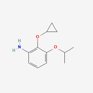 2-Cyclopropoxy-3-isopropoxyaniline