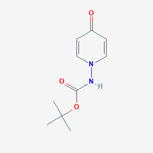 B148284 Carbamic acid, (4-oxo-1(4H)-pyridinyl)-, 1,1-dimethylethyl ester (9CI) CAS No. 134368-20-0