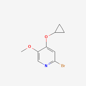 2-Bromo-4-cyclopropoxy-5-methoxypyridine