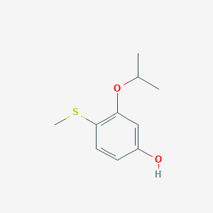 3-Isopropoxy-4-(methylthio)phenol