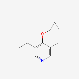 4-Cyclopropoxy-3-ethyl-5-methylpyridine