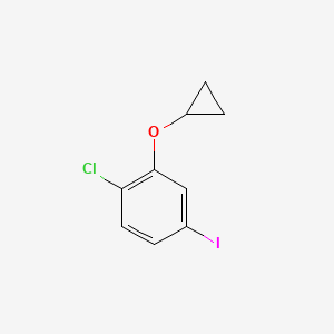 1-Chloro-2-cyclopropoxy-4-iodobenzene