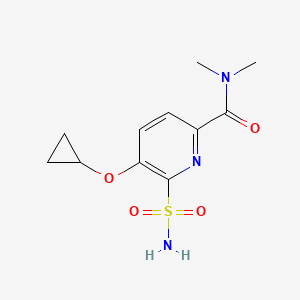 5-Cyclopropoxy-N,N-dimethyl-6-sulfamoylpicolinamide