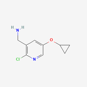 (2-Chloro-5-cyclopropoxypyridin-3-YL)methanamine