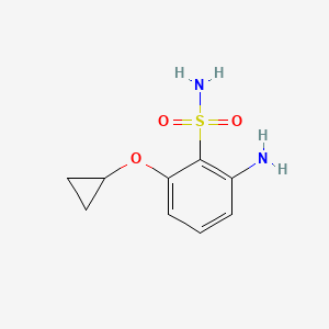 2-Amino-6-cyclopropoxybenzenesulfonamide