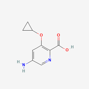 5-Amino-3-cyclopropoxypicolinic acid