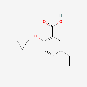 2-Cyclopropoxy-5-ethylbenzoic acid