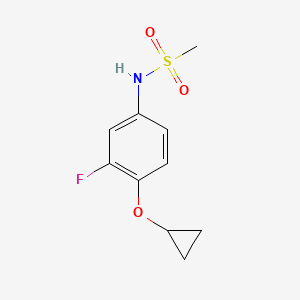 N-(4-Cyclopropoxy-3-fluorophenyl)methanesulfonamide