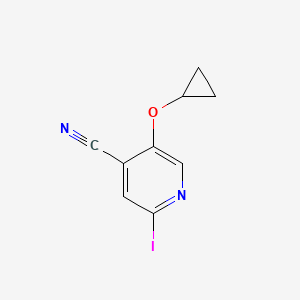 5-Cyclopropoxy-2-iodoisonicotinonitrile