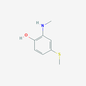 2-(Methylamino)-4-(methylthio)phenol