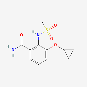 3-Cyclopropoxy-2-(methylsulfonamido)benzamide