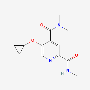 5-Cyclopropoxy-N2,N4,N4-trimethylpyridine-2,4-dicarboxamide