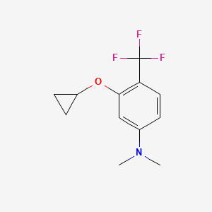 3-Cyclopropoxy-N,N-dimethyl-4-(trifluoromethyl)aniline