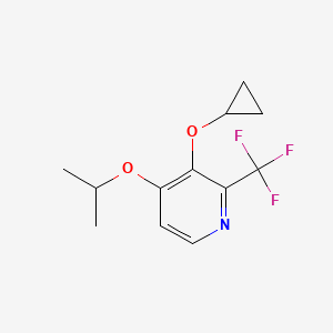 3-Cyclopropoxy-4-isopropoxy-2-(trifluoromethyl)pyridine