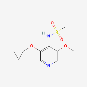 N-(3-Cyclopropoxy-5-methoxypyridin-4-YL)methanesulfonamide