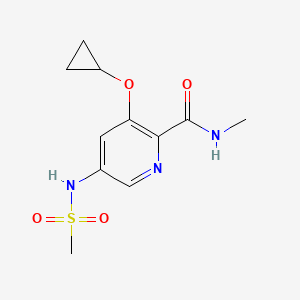 3-Cyclopropoxy-N-methyl-5-(methylsulfonamido)picolinamide