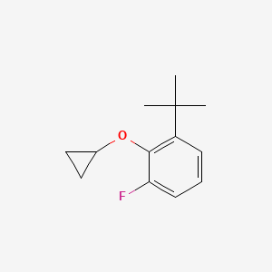 1-Tert-butyl-2-cyclopropoxy-3-fluorobenzene