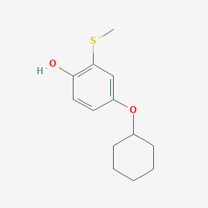 4-(Cyclohexyloxy)-2-(methylthio)phenol