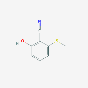 2-Hydroxy-6-(methylthio)benzonitrile