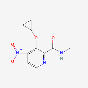 3-Cyclopropoxy-N-methyl-4-nitropicolinamide