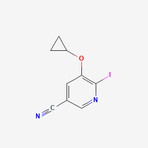 5-Cyclopropoxy-6-iodonicotinonitrile