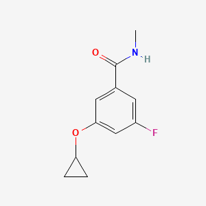 3-Cyclopropoxy-5-fluoro-N-methylbenzamide