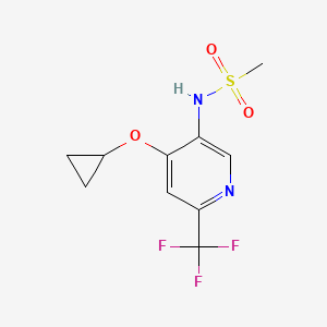 N-(4-Cyclopropoxy-6-(trifluoromethyl)pyridin-3-YL)methanesulfonamide