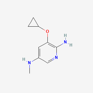 3-Cyclopropoxy-N5-methylpyridine-2,5-diamine