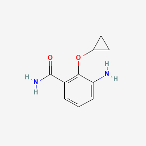 3-Amino-2-cyclopropoxybenzamide