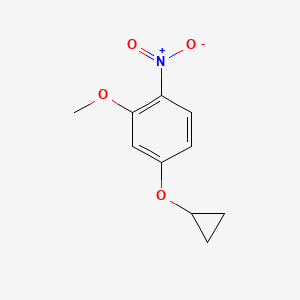 4-Cyclopropoxy-2-methoxy-1-nitrobenzene