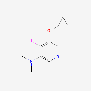 5-Cyclopropoxy-4-iodo-N,N-dimethylpyridin-3-amine