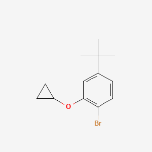 1-Bromo-4-tert-butyl-2-cyclopropoxybenzene