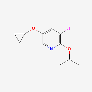 5-Cyclopropoxy-3-iodo-2-isopropoxypyridine