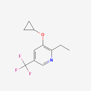 3-Cyclopropoxy-2-ethyl-5-(trifluoromethyl)pyridine