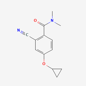 2-Cyano-4-cyclopropoxy-N,N-dimethylbenzamide