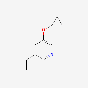 3-Cyclopropoxy-5-ethylpyridine