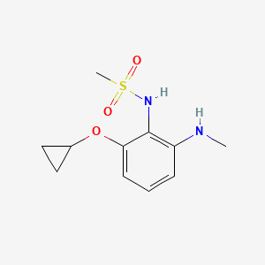 N-(2-Cyclopropoxy-6-(methylamino)phenyl)methanesulfonamide