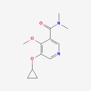 5-Cyclopropoxy-4-methoxy-N,N-dimethylnicotinamide