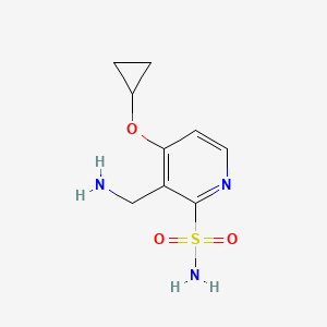 3-(Aminomethyl)-4-cyclopropoxypyridine-2-sulfonamide