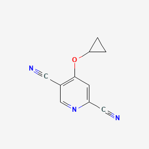 4-Cyclopropoxypyridine-2,5-dicarbonitrile