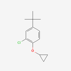 4-Tert-butyl-2-chloro-1-cyclopropoxybenzene