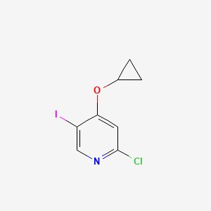 2-Chloro-4-cyclopropoxy-5-iodopyridine