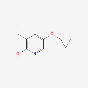 5-Cyclopropoxy-3-ethyl-2-methoxypyridine