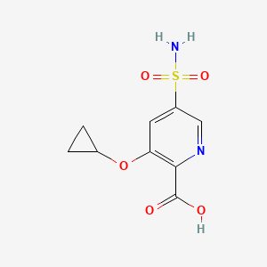 3-Cyclopropoxy-5-sulfamoylpicolinic acid